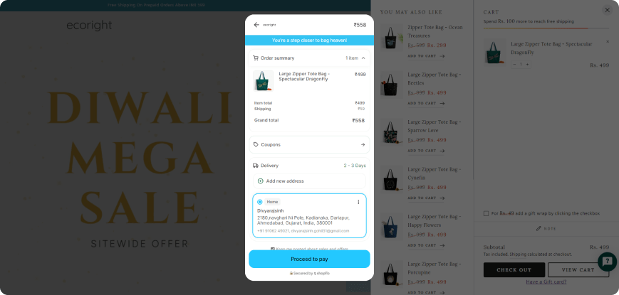 checkout funnel